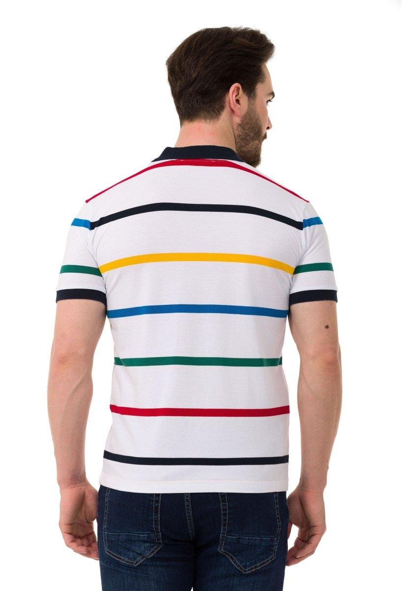CT749 Men's T-shirt with fashionable striped pattern