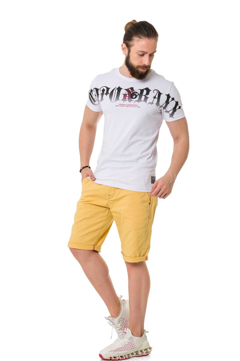 CT768 Men's T-shirt with italic font