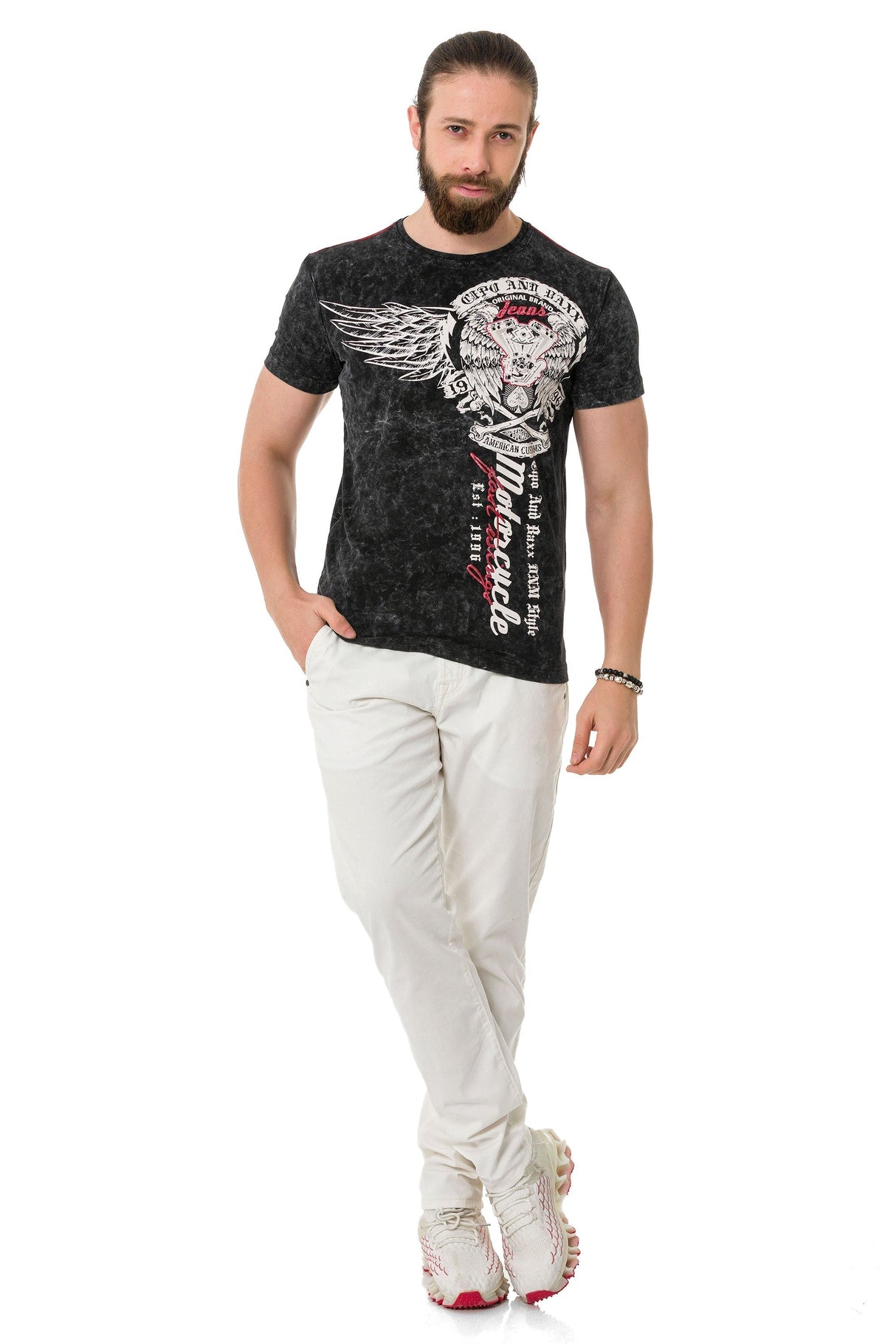 CT769 Men's T-shirt with cool prints