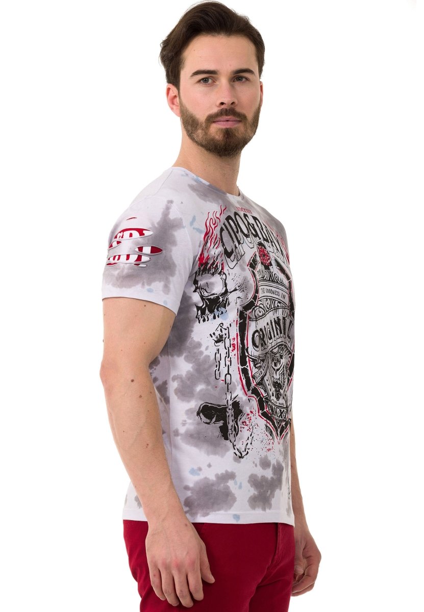 CT772 Men's T-Shirt with Chain Badge