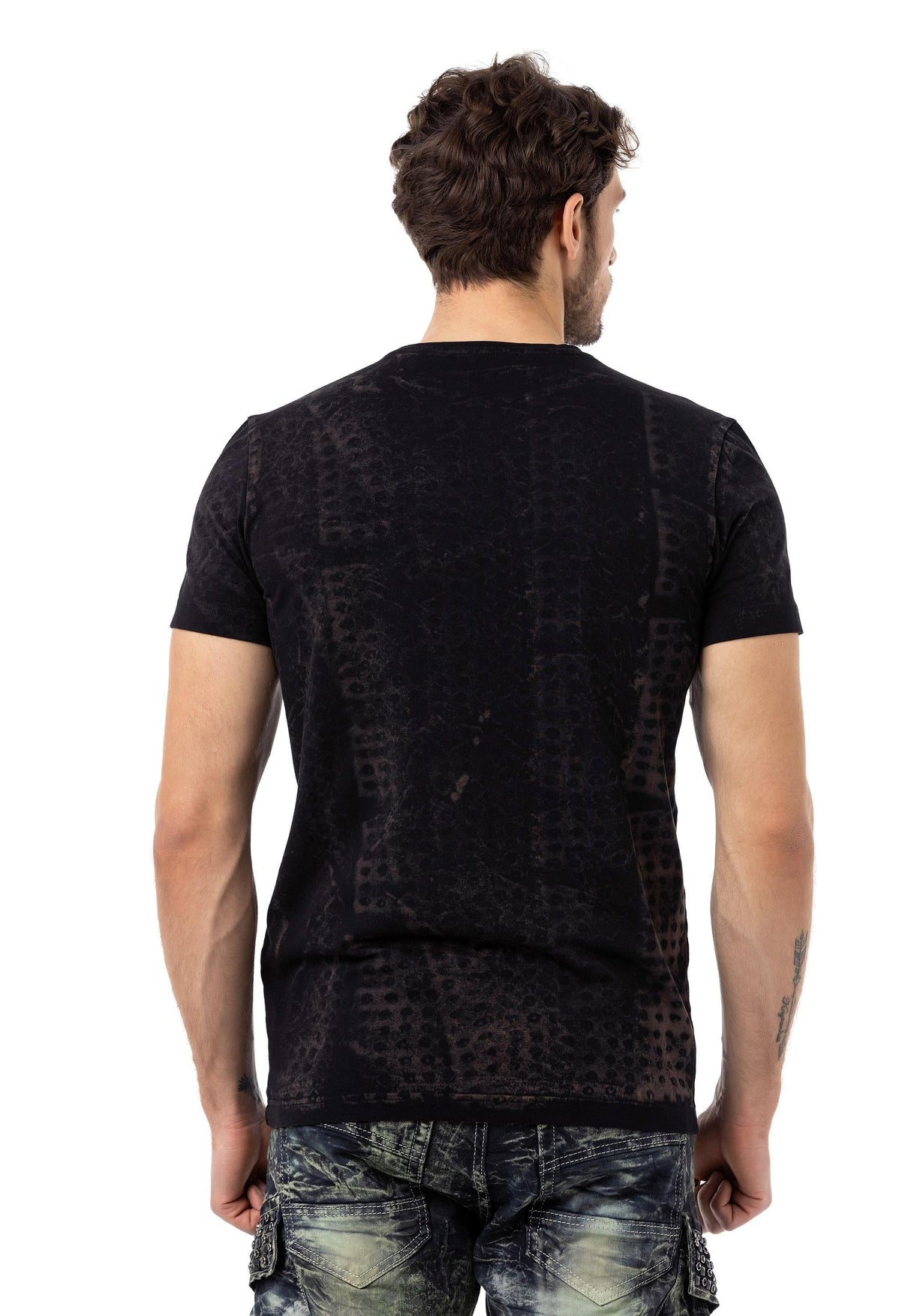 CT782 Men's T-shirt with large print