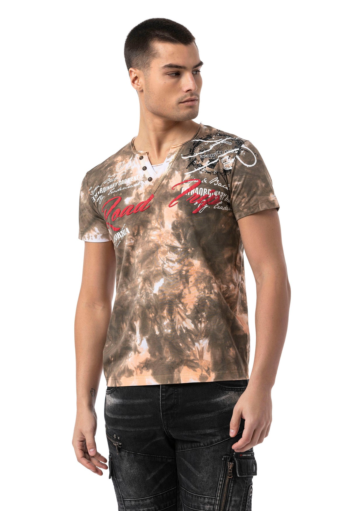 CT804 Men's T-Shirt with Print Wash – Regular Fit