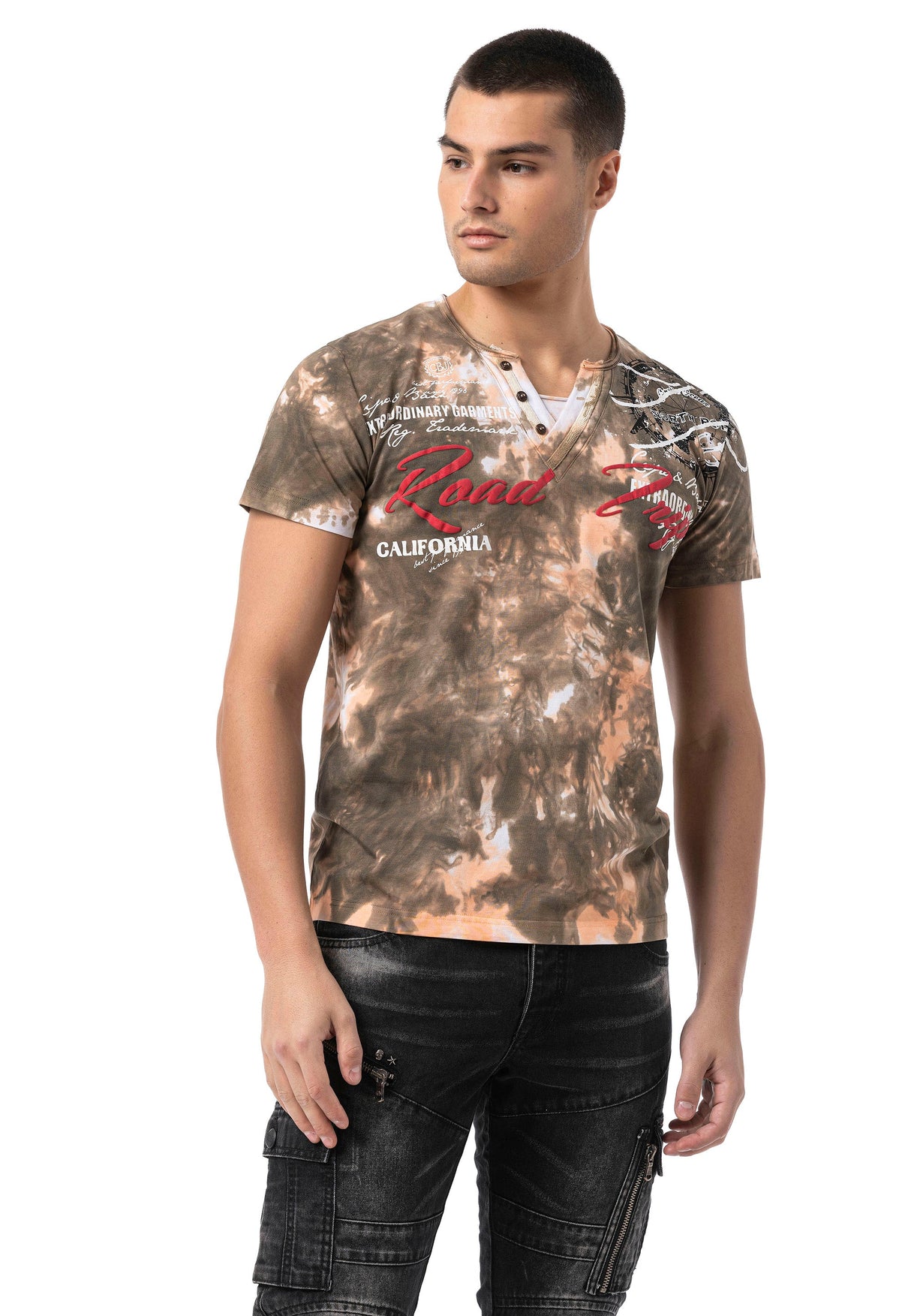 CT804 Men's T-Shirt with Print Wash – Regular Fit