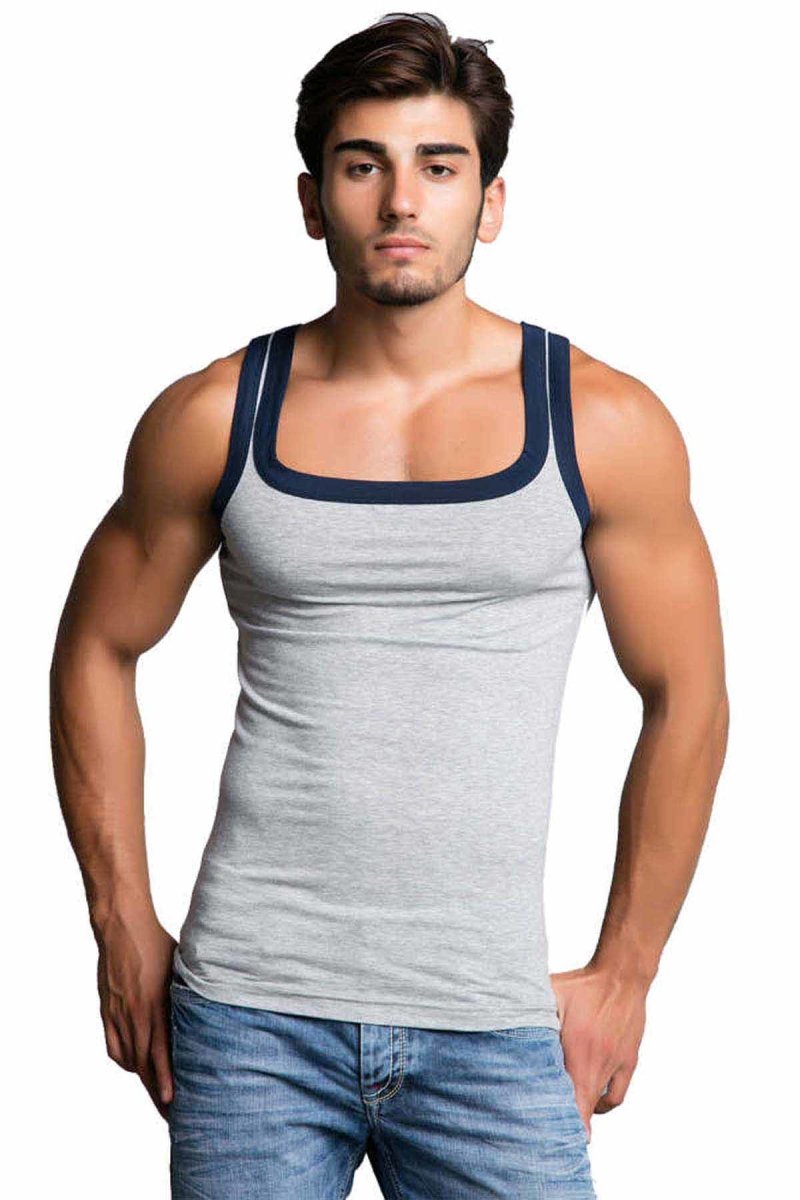 CU104 BLACK MEN'S UNDERSHIRT