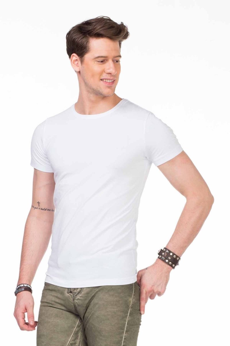 CU105 BLACK MEN'S UNDERSHIRT