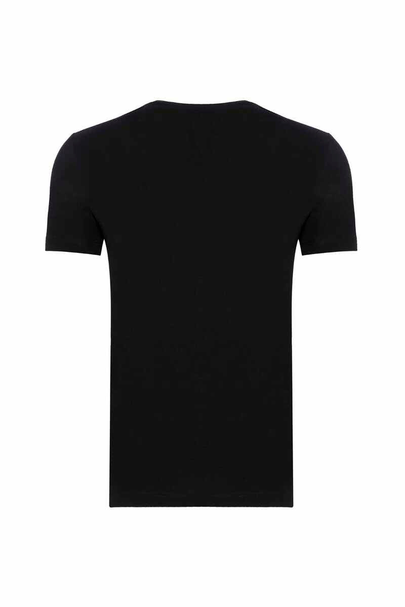 CU105 BLACK MEN'S UNDERSHIRT