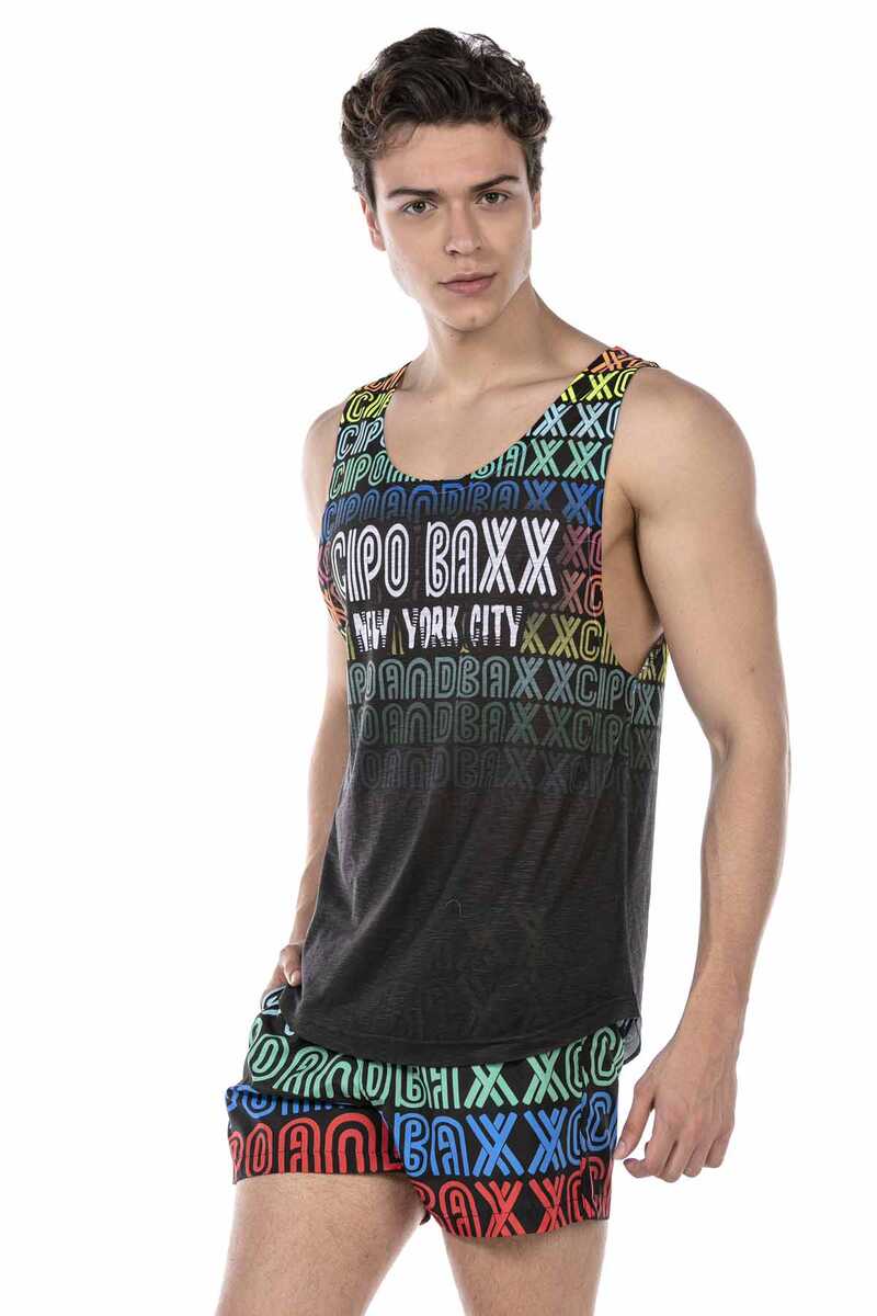 CUK246 BLACK MEN'S SWIMSUIT