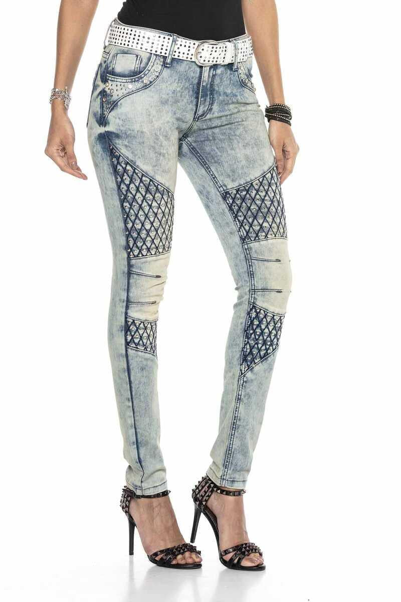 WD410 Women's slim-fit jeans in a modern look with a skinny fit