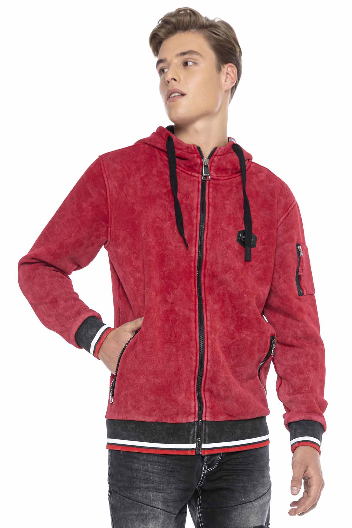 CL418 MEN'S HOODIE SWEAT JACKET