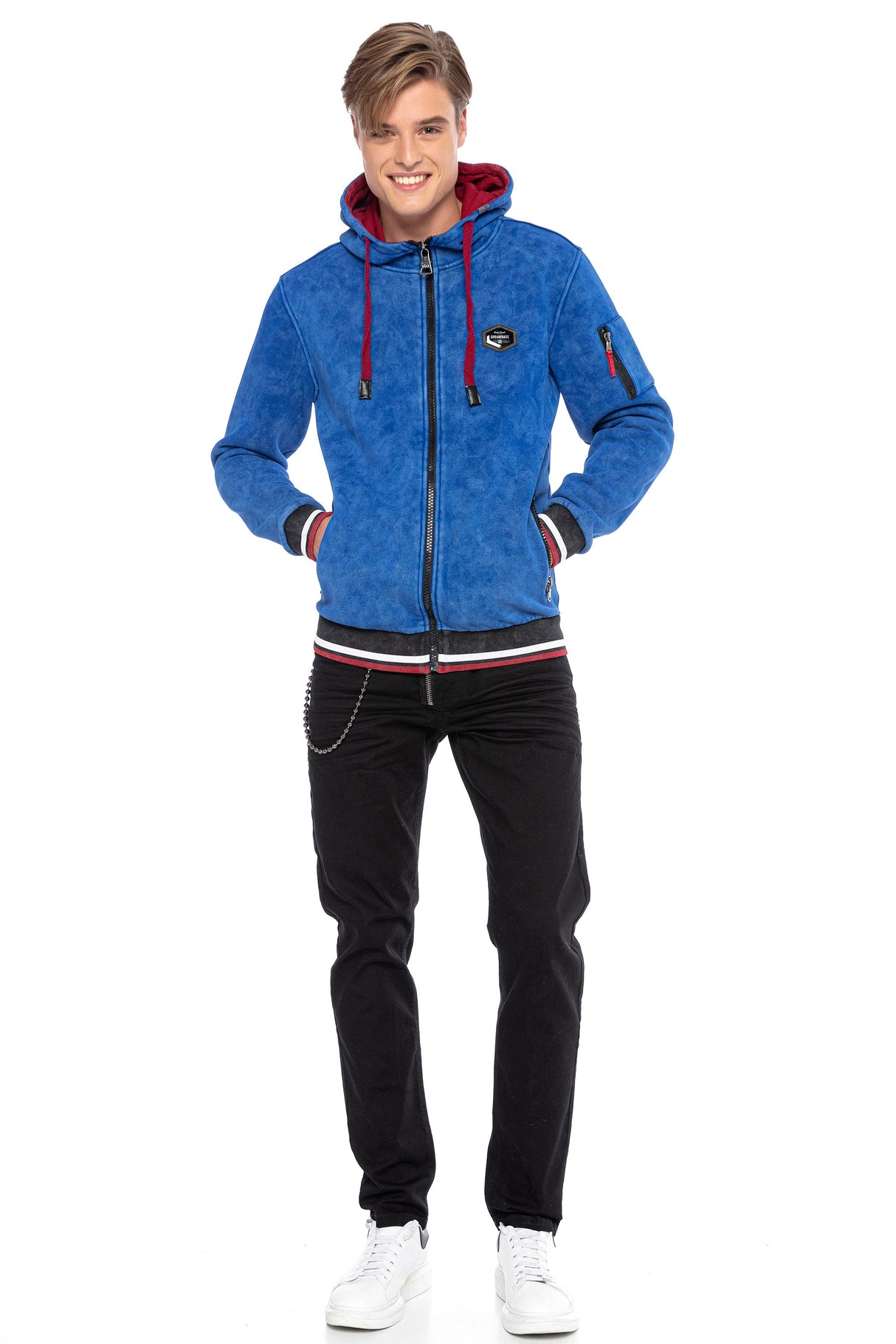 CL418 MEN'S HOODIE SWEAT JACKET