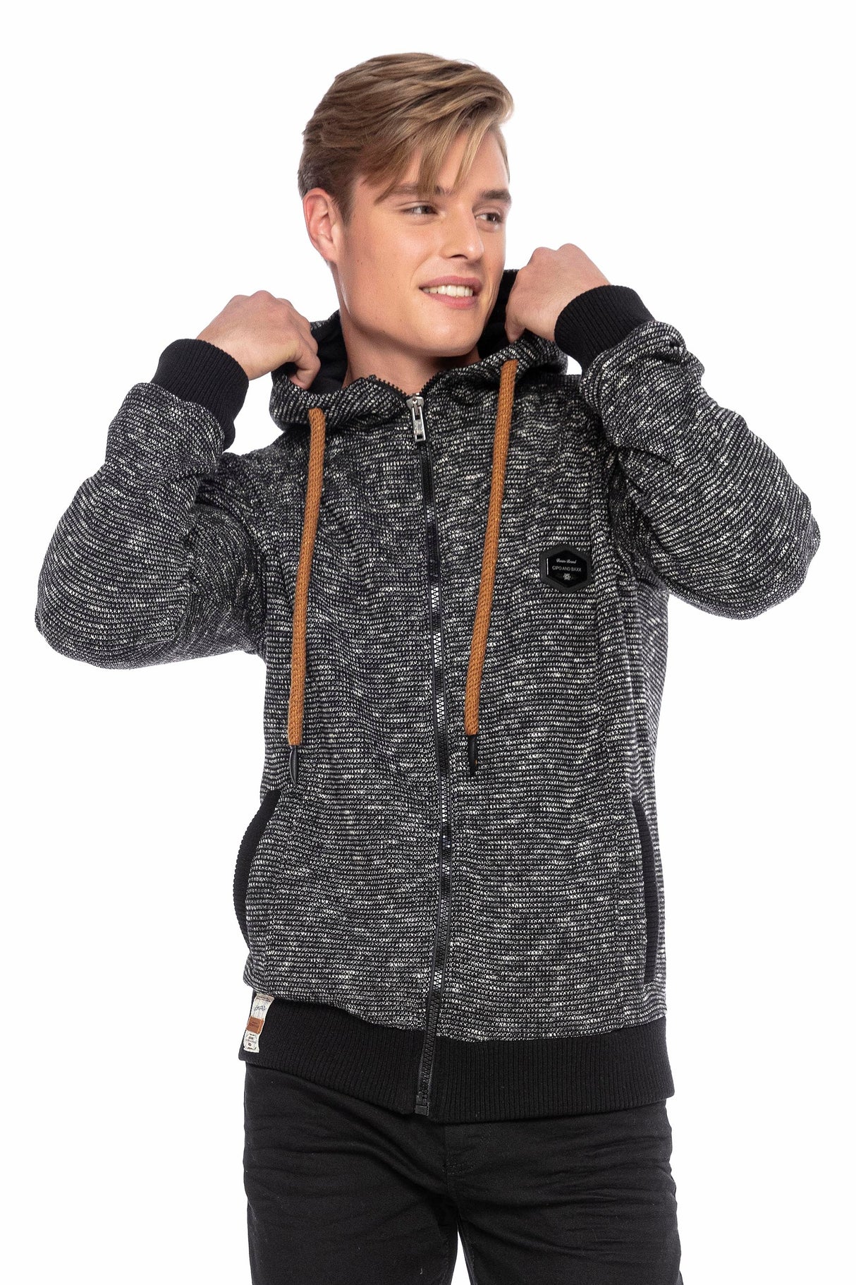 CL427 MEN'S HOODIE SWEAT JACKET