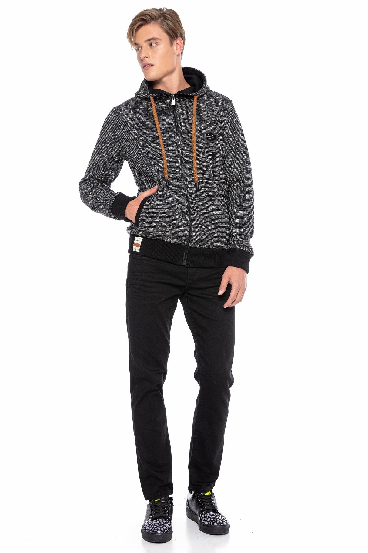 CL427 MEN'S HOODIE SWEAT JACKET