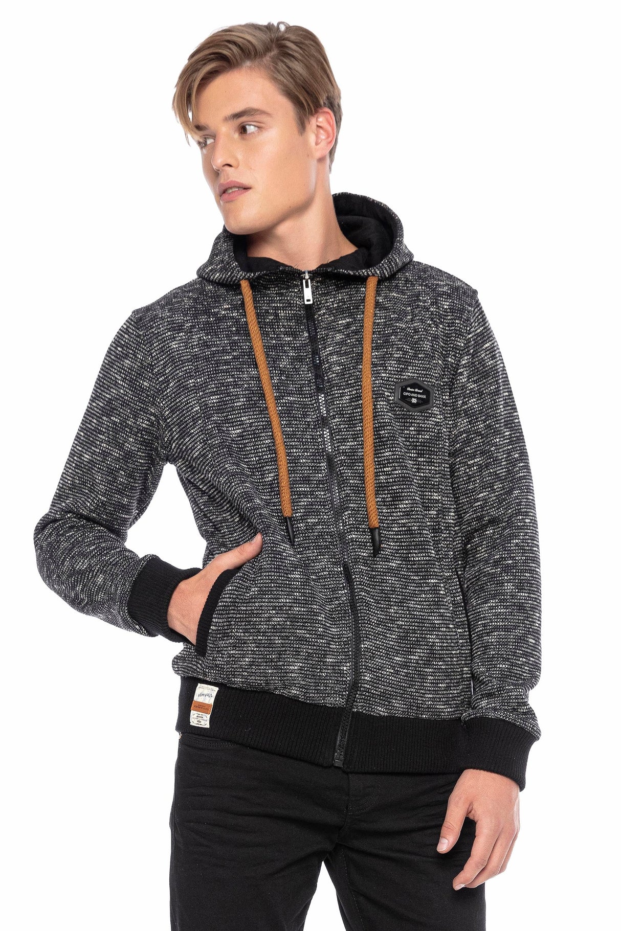 CL427 MEN'S HOODIE SWEAT JACKET