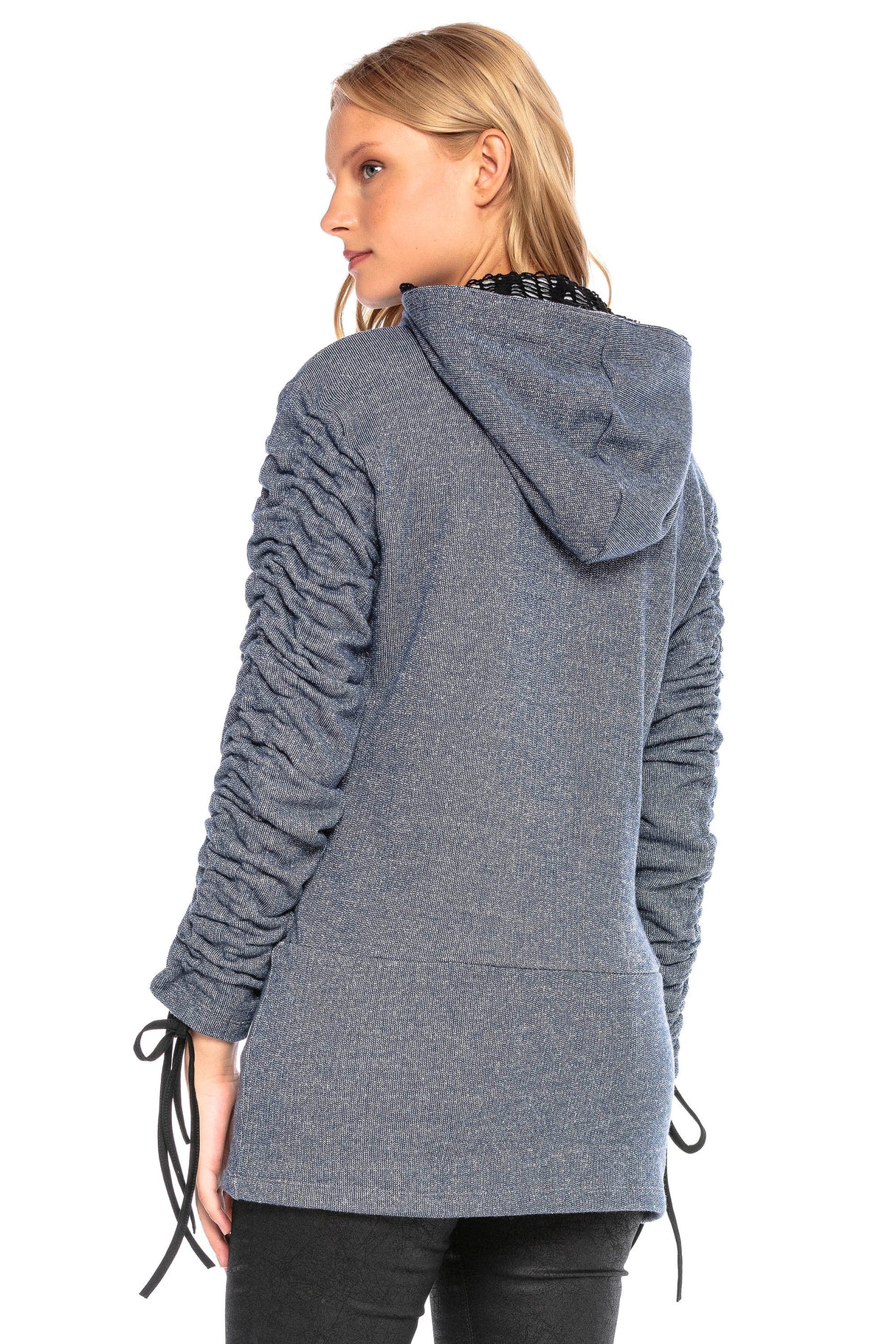 WL239 WOMEN'S HOODIE SWEAT JACKET