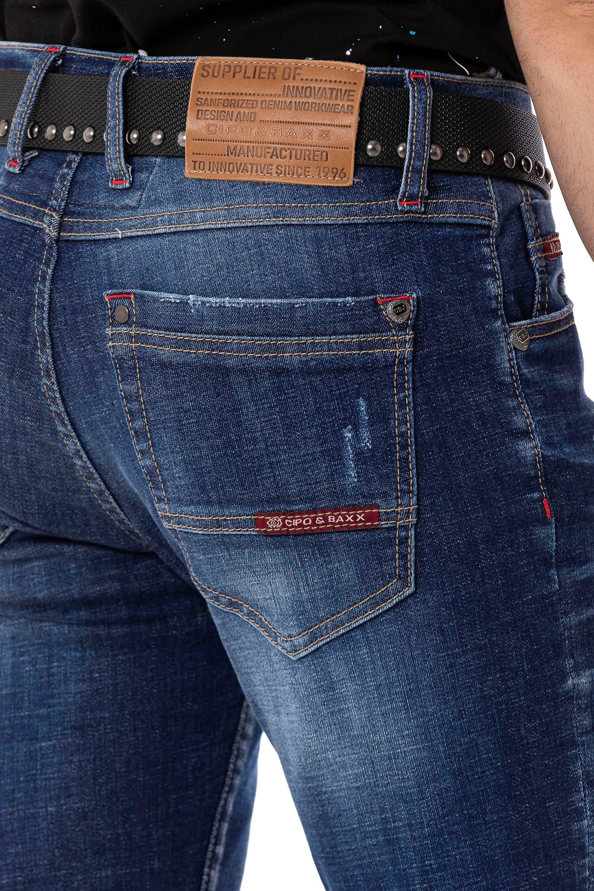 CD804 men's straight fit jeans