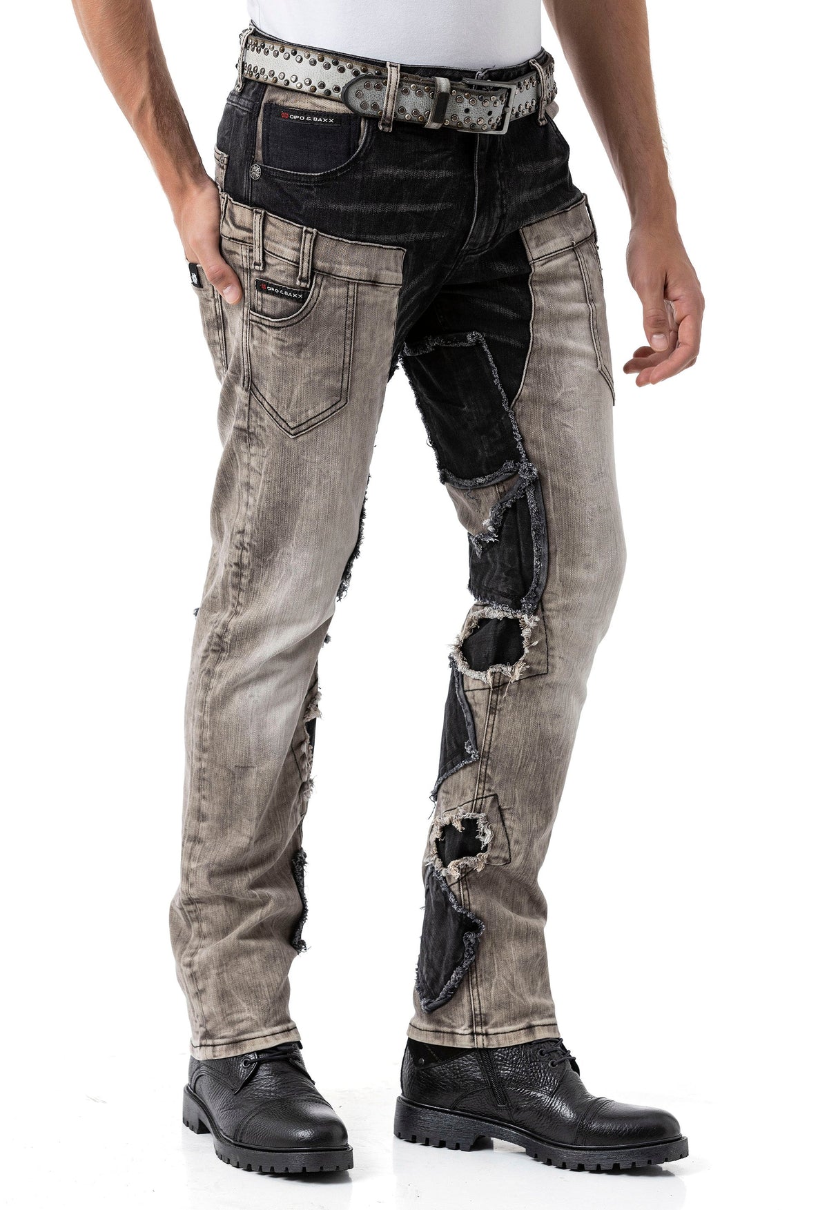 CD875 Men's Jeans – Urban style with striking details and straight fit