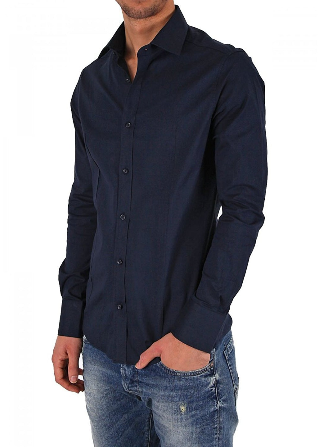 CB-1067 Stylish men's shirt with a light look