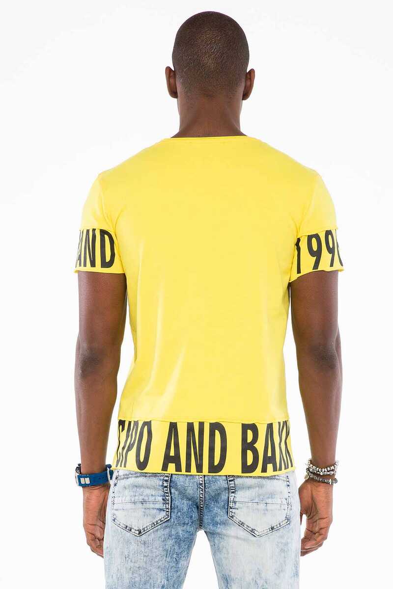 CT505 Men's T-shirt with large brand lettering