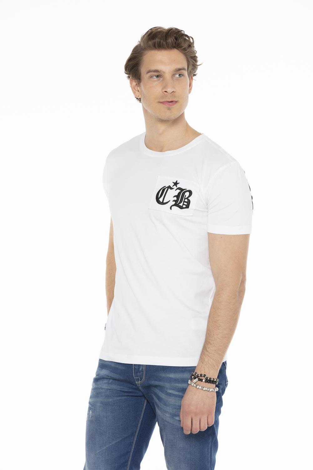 CT573 Men's T-shirt with modern crew neck