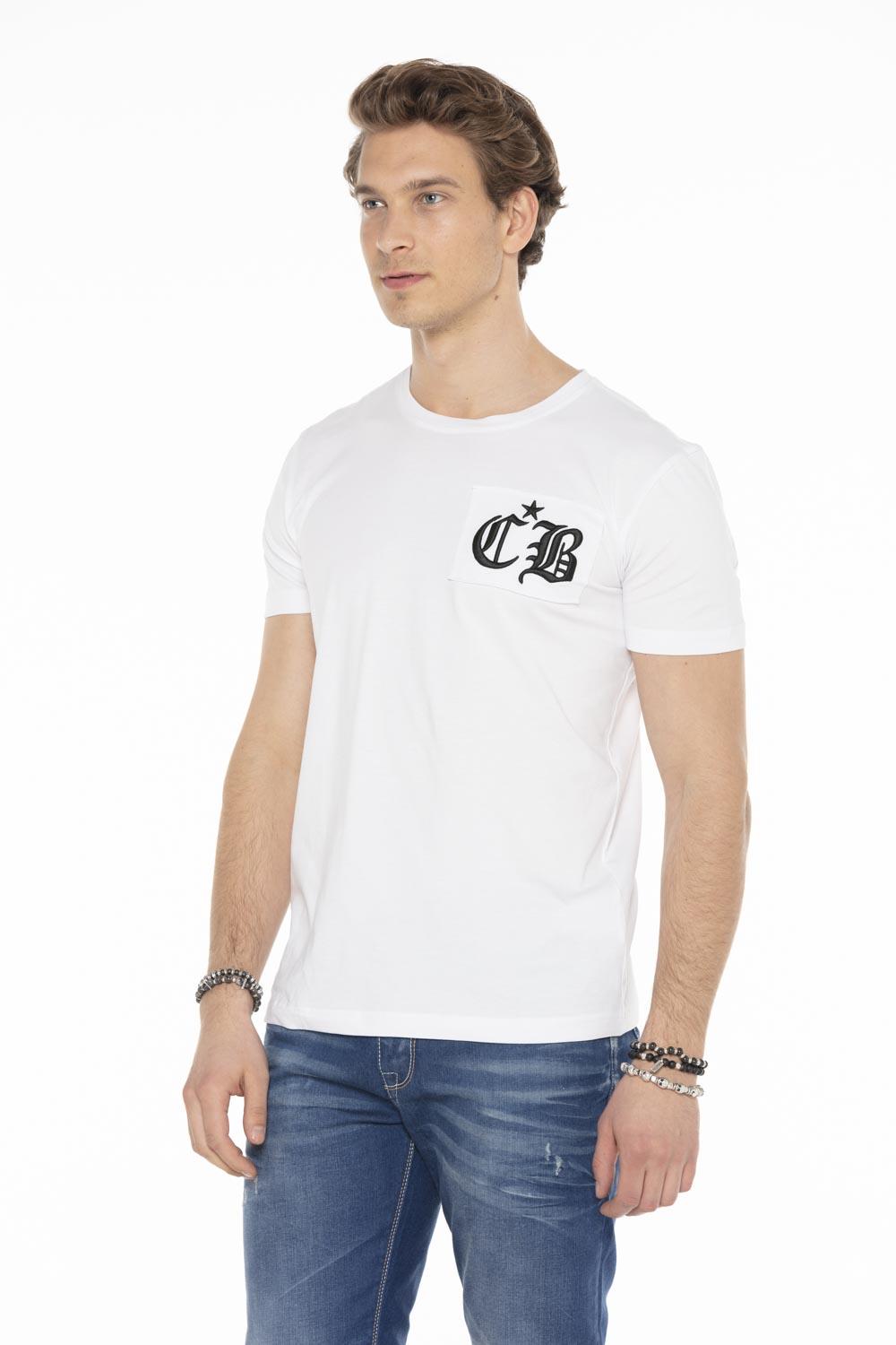 CT573 Men's T-shirt with modern crew neck