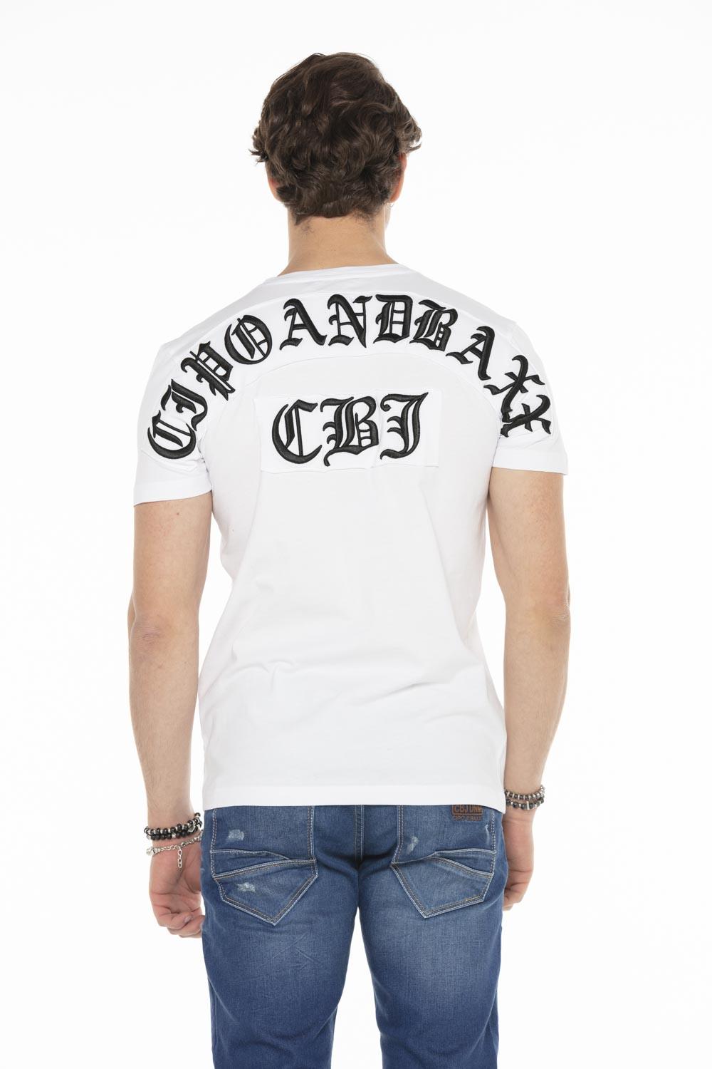 CT573 Men's T-shirt with modern crew neck
