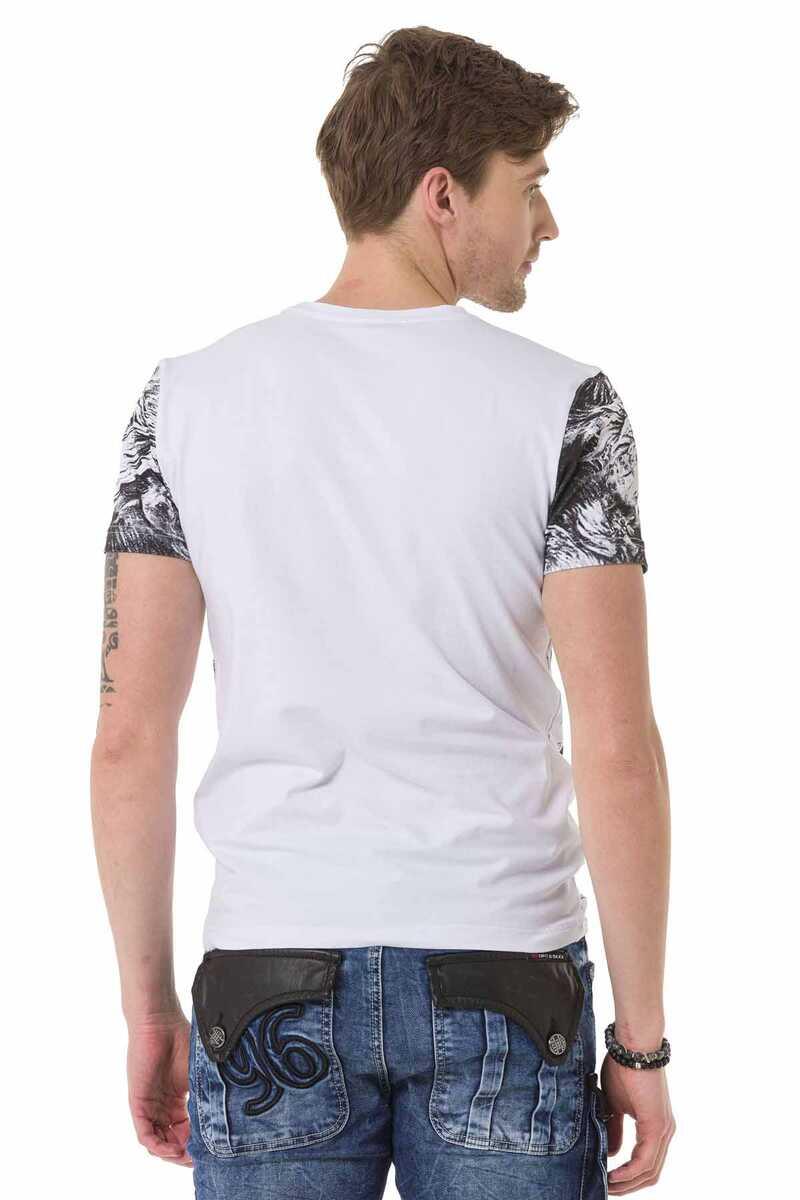 CT701 Men's T-shirt with large lion print