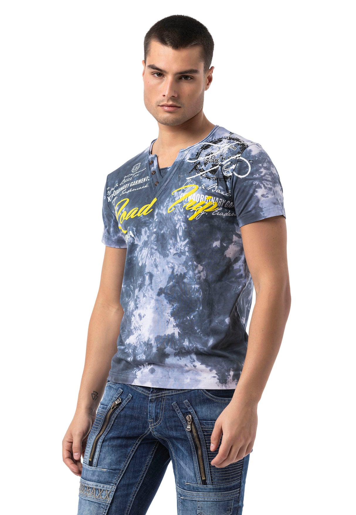 CT804 Men's T-Shirt with Print Wash – Regular Fit