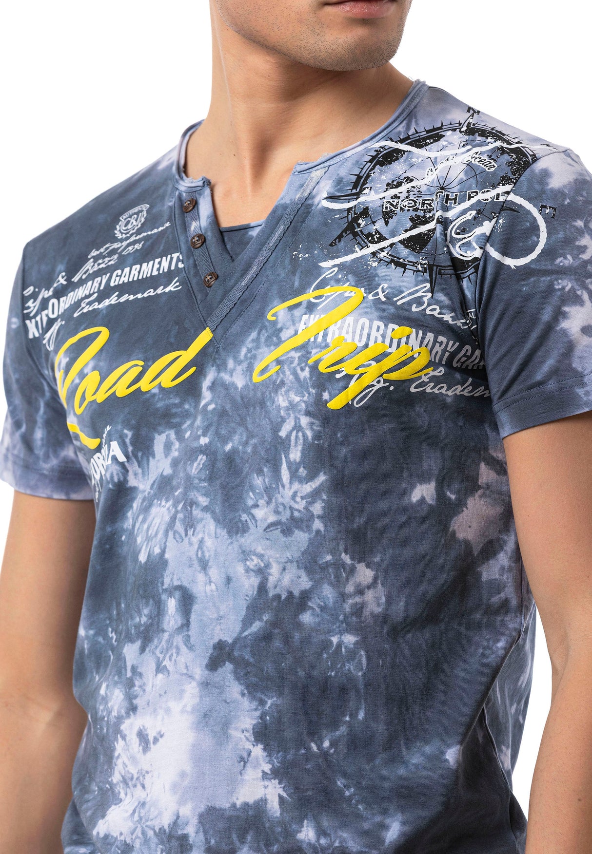 CT804 Men's T-Shirt with Print Wash – Regular Fit