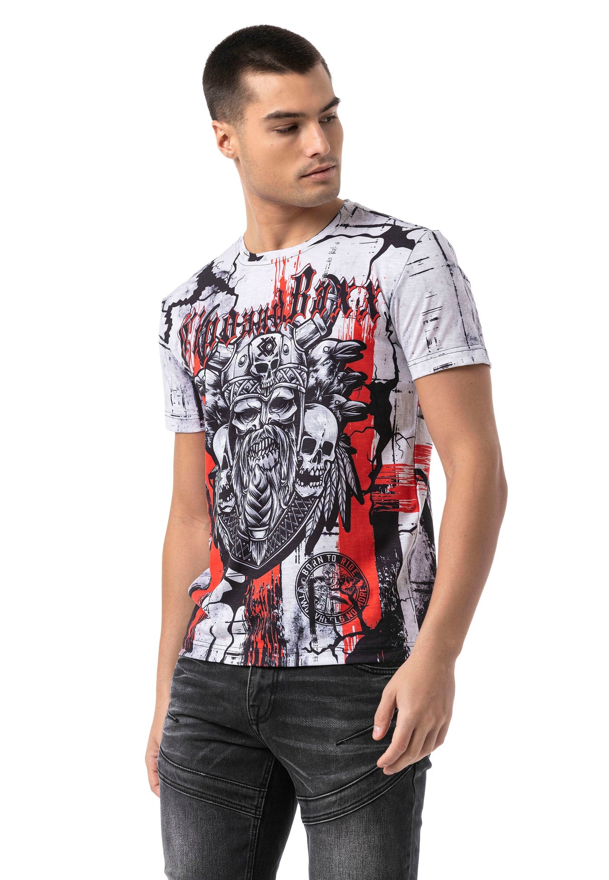 CT819 - Men's Crew Neck T-Shirt | Regular Fit | Digital Print