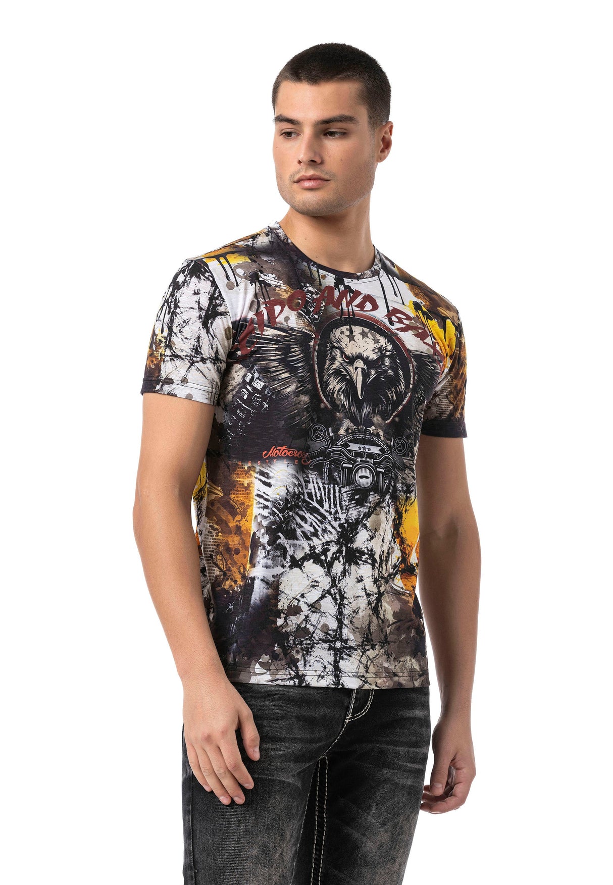 CT822 - Men's Crew Neck T-Shirt | Regular Fit | Digital Print