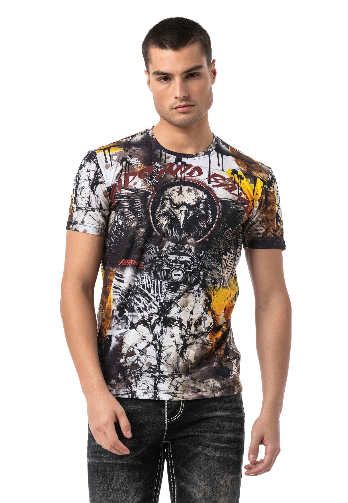 CT822 - Men's Crew Neck T-Shirt | Regular Fit | Digital Print