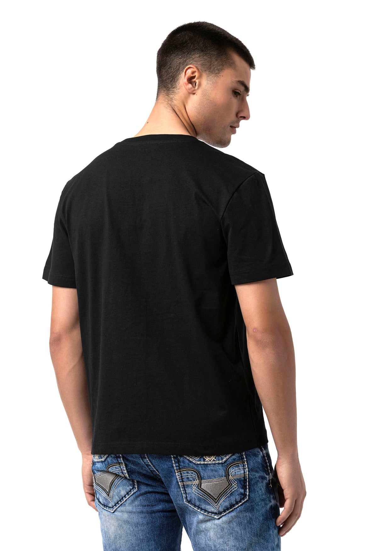 CT823 - Men's Crew Neck T-Shirt | Regular Fit | Digital Print