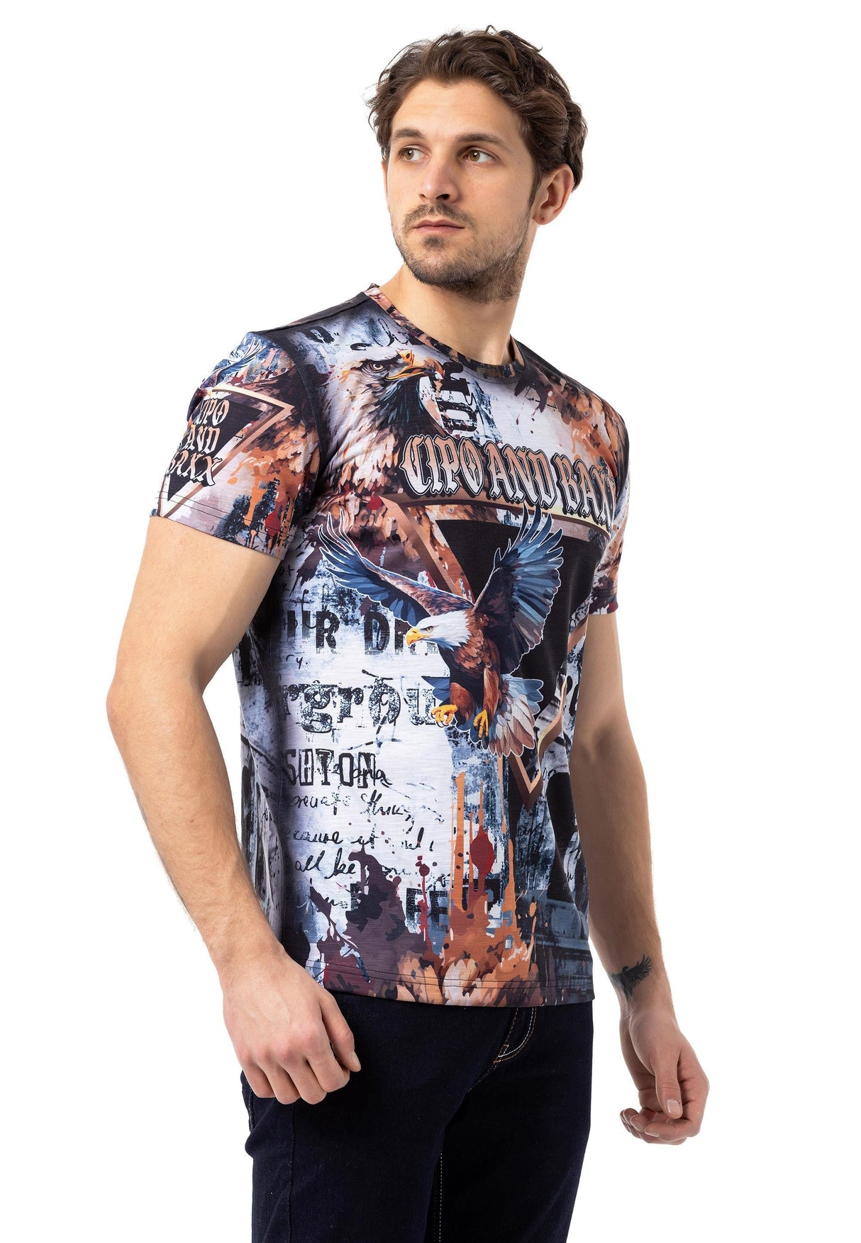 CT780 Men's T-Shirt with Eagle Print