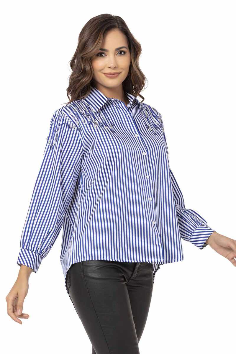 WH122 Women's striped shirt