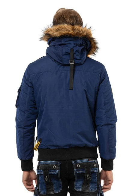 CM220 Men's Winter Bomber Jacket – Extra warm & functional | For very cold days with insulated hood