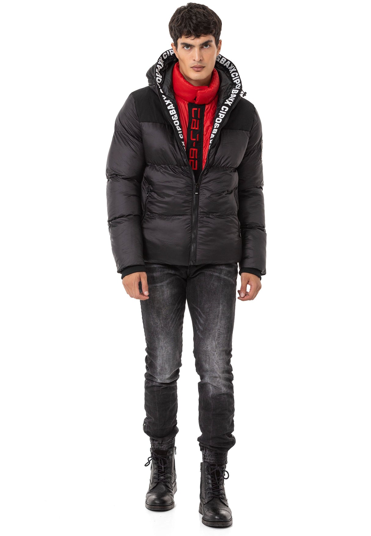 CM216 Men's Winter Jacket – Two-piece design with hood & sporty lining