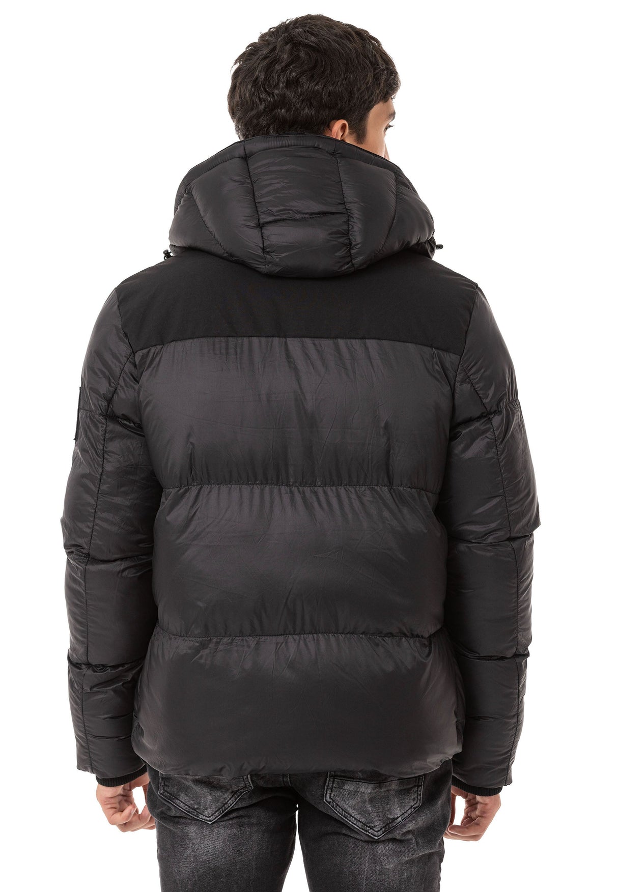 CM216 Men's Winter Jacket – Two-piece design with hood & sporty lining