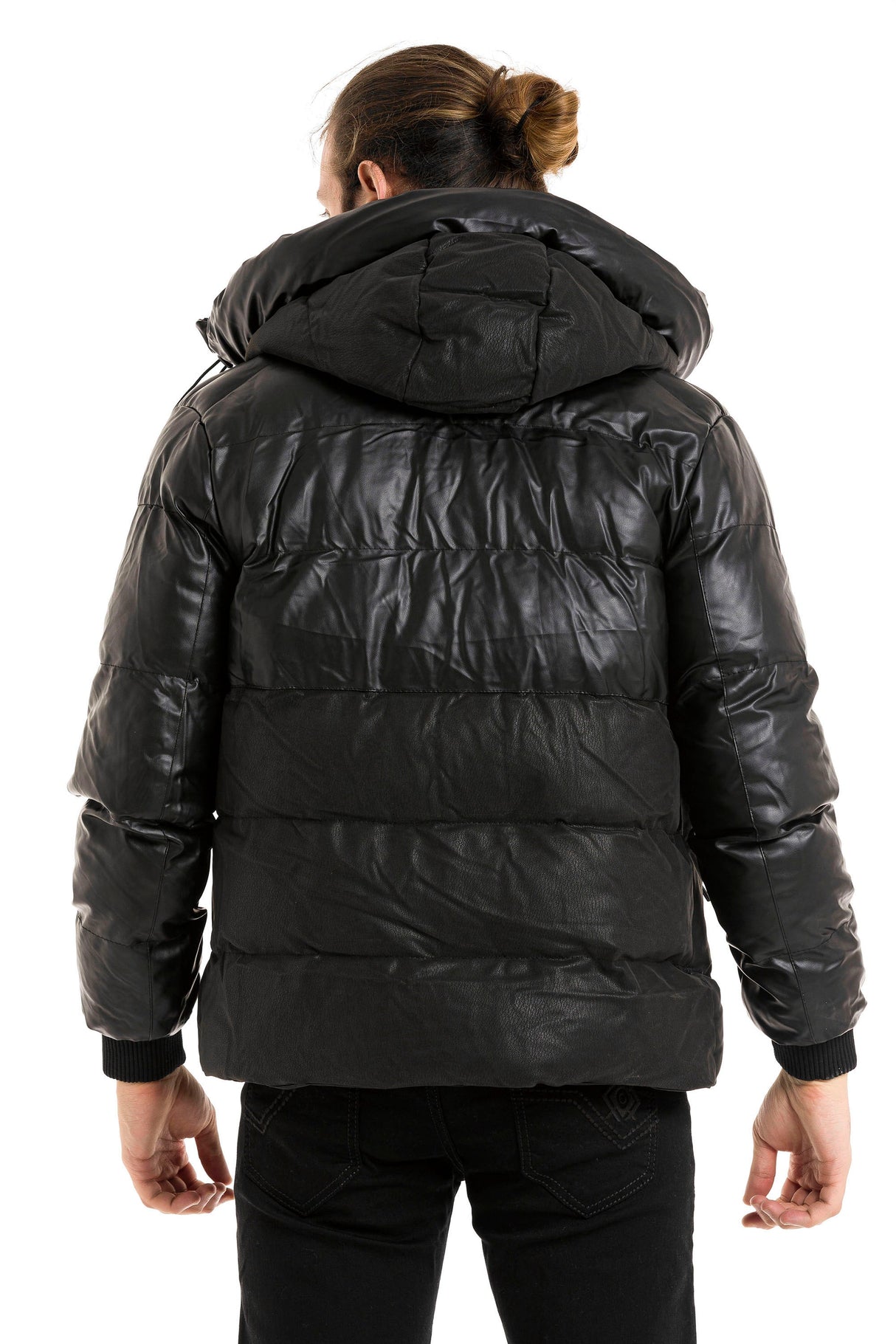 CM212 Men's Winter Jacket – with detachable hood & functional details
