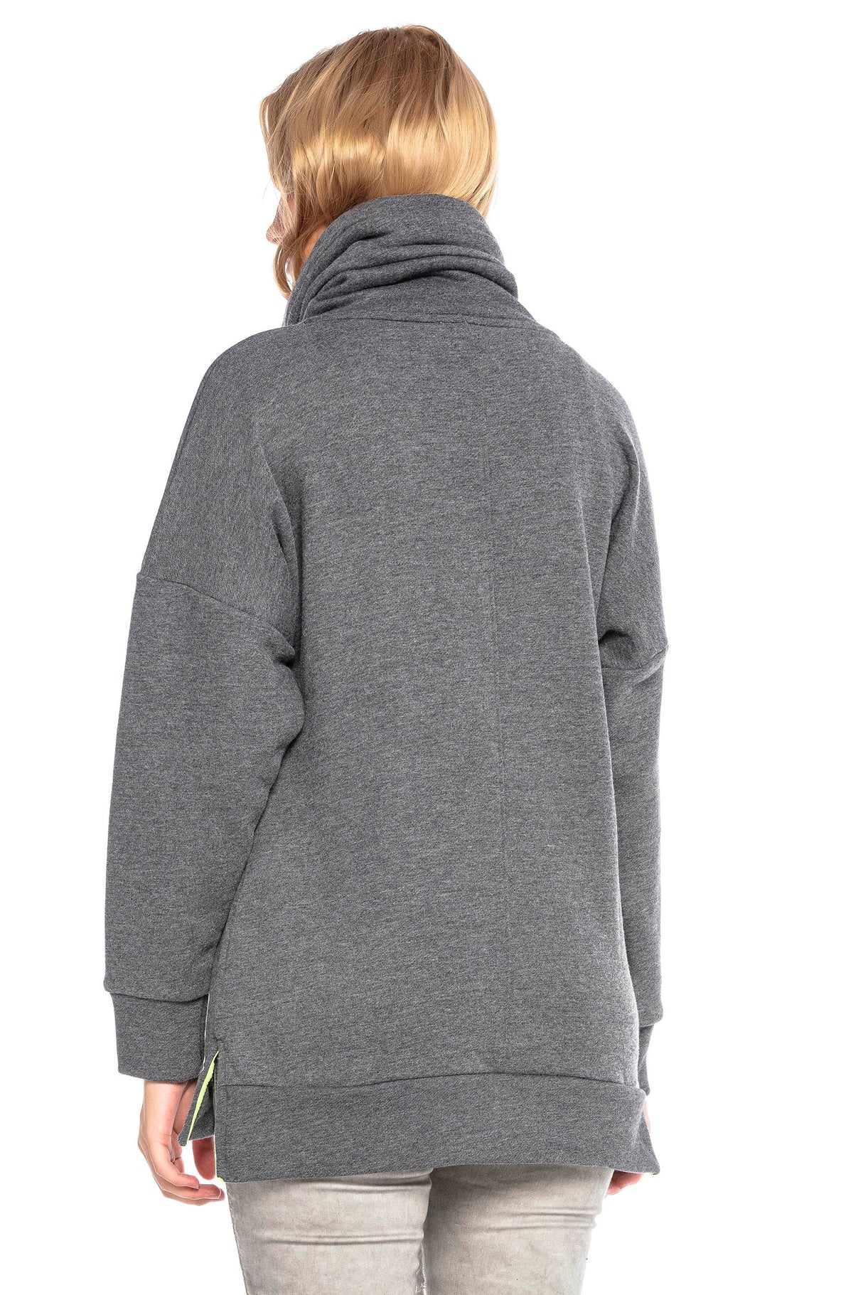 WL242 Women's sweatshirt with high collar