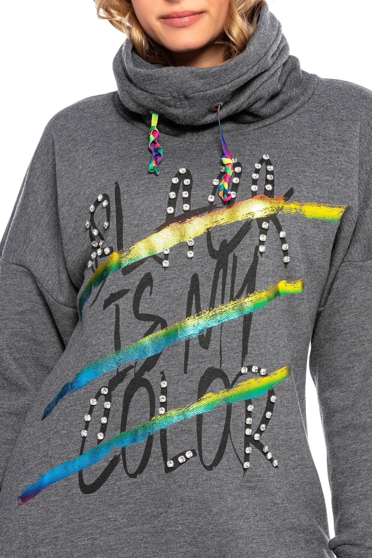 WL242 Women's sweatshirt with high collar