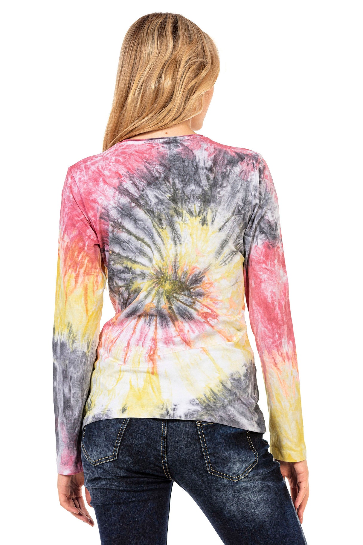 WL291 women's long-sleeved shirt with cool brand print