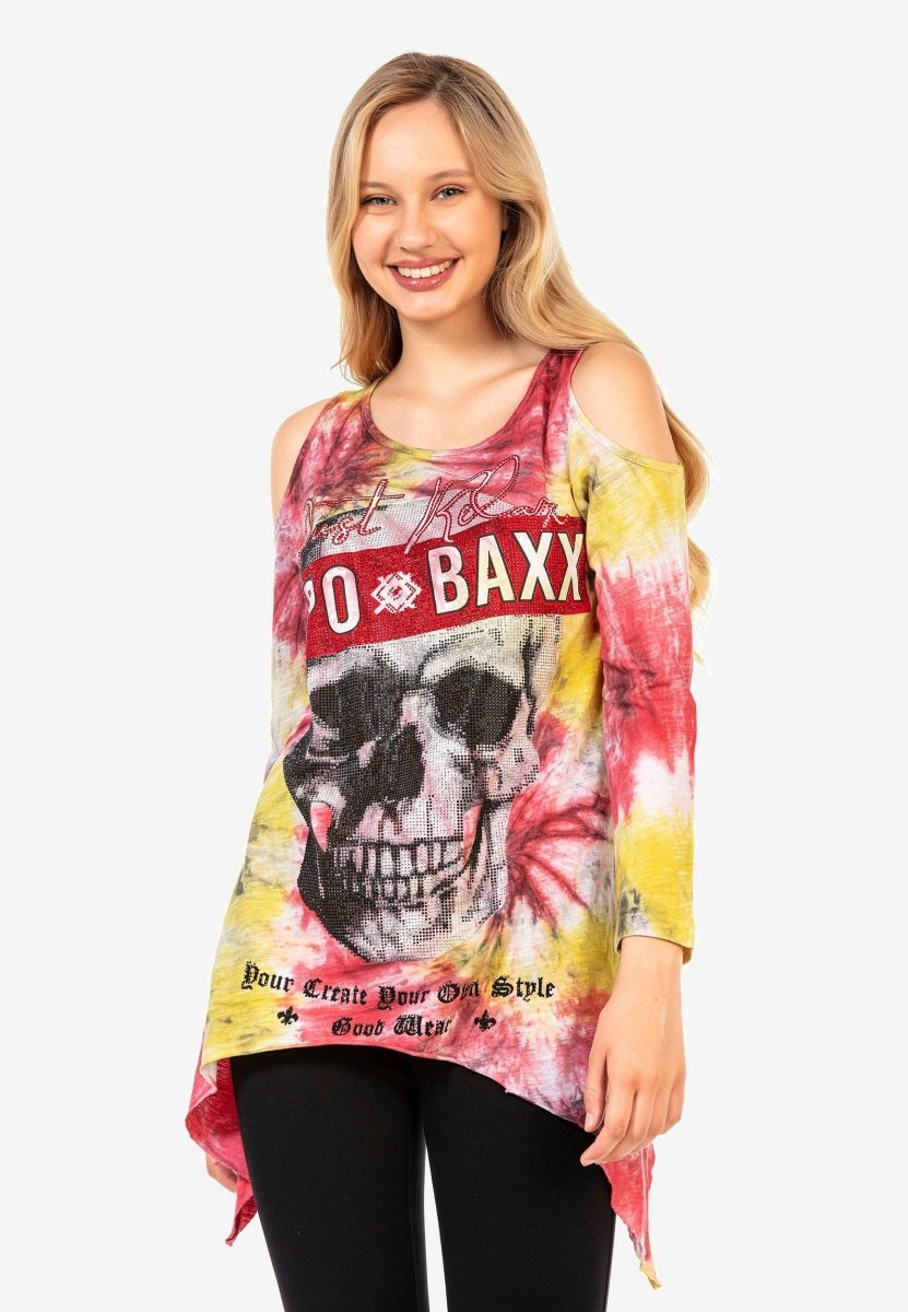 WL294 Women's long-sleeved shirt in a vibrant design