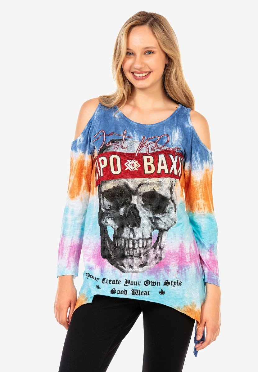 WL294 Women's long-sleeved shirt in a vibrant design