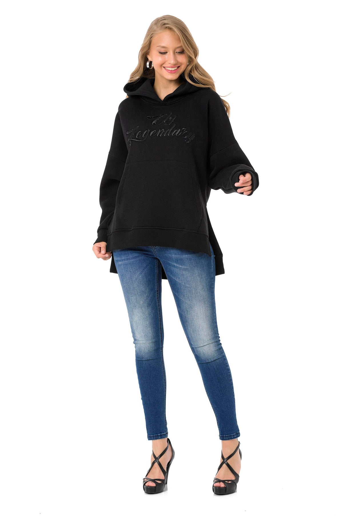 WL331 women's hooded sweatshirt with a cool look