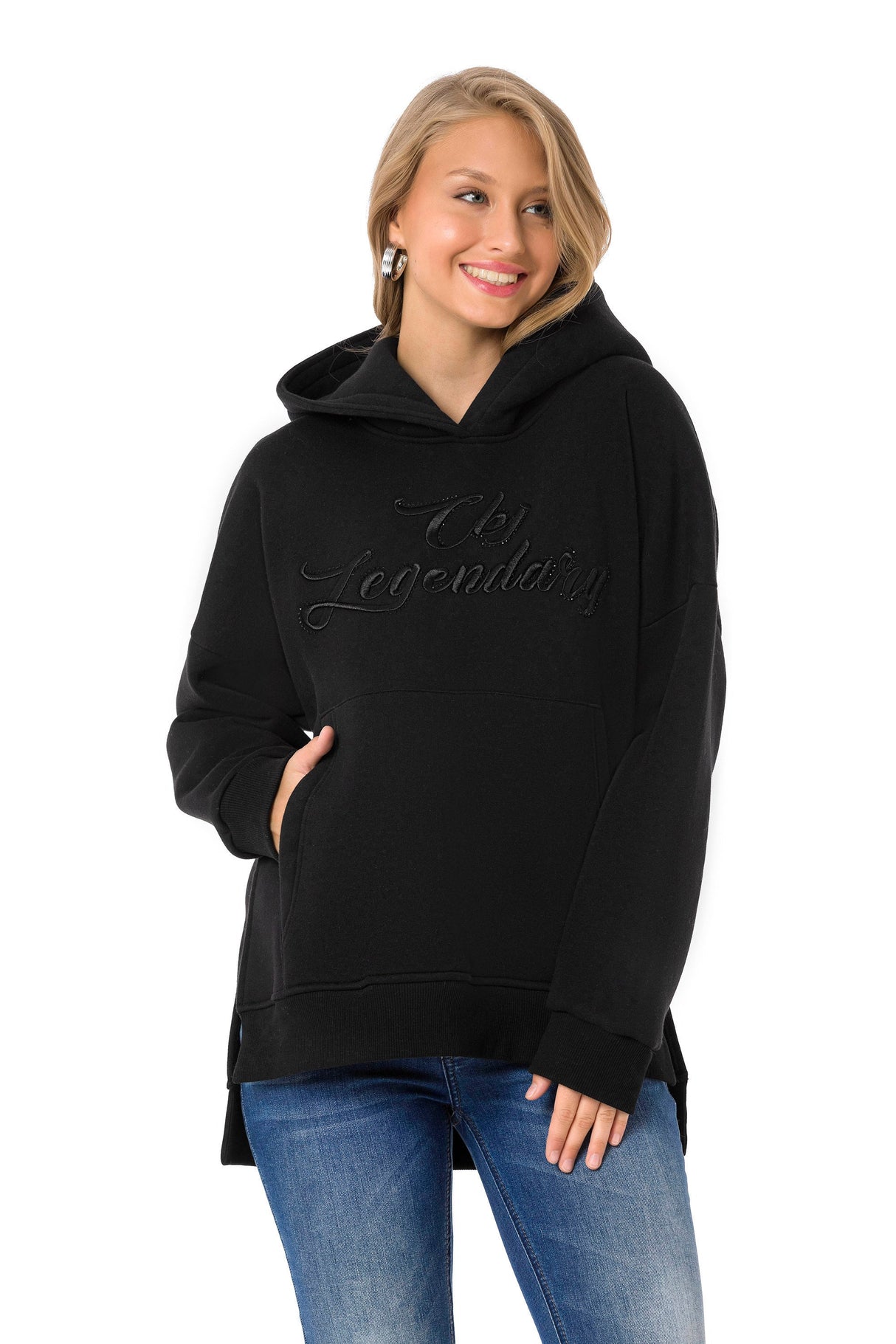 WL331 women's hooded sweatshirt with a cool look