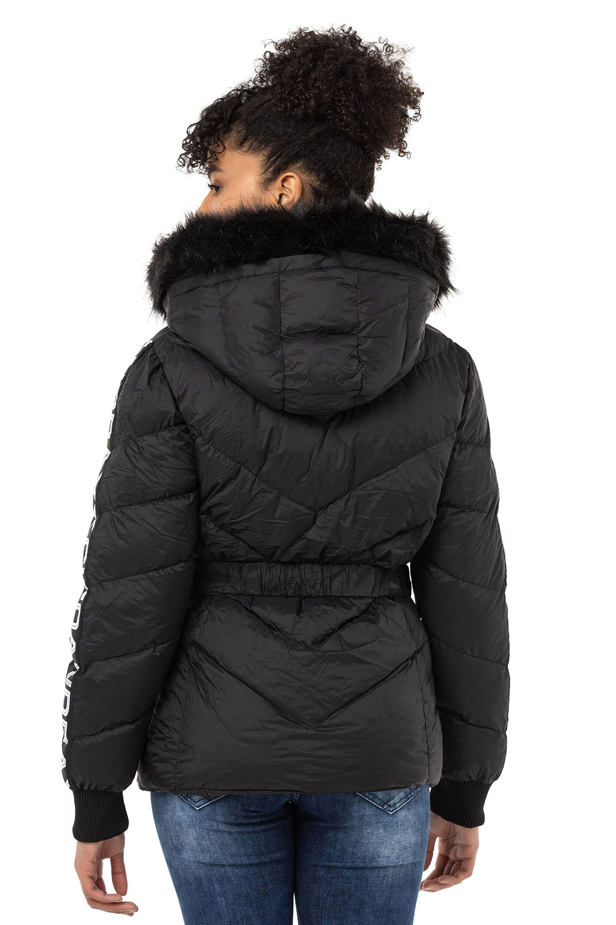 WM133 Women's Winter Jacket with Belt