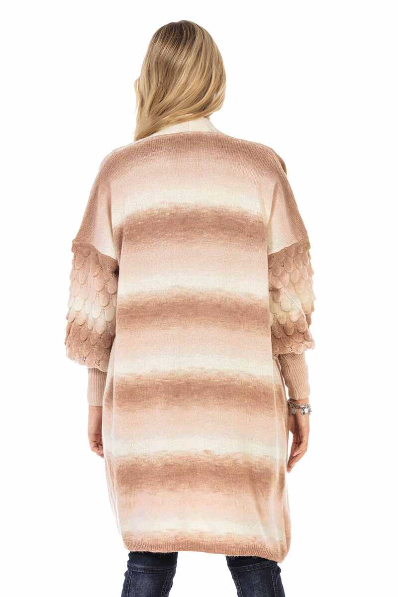 WP221 Women's cardigan with unusual sleeves