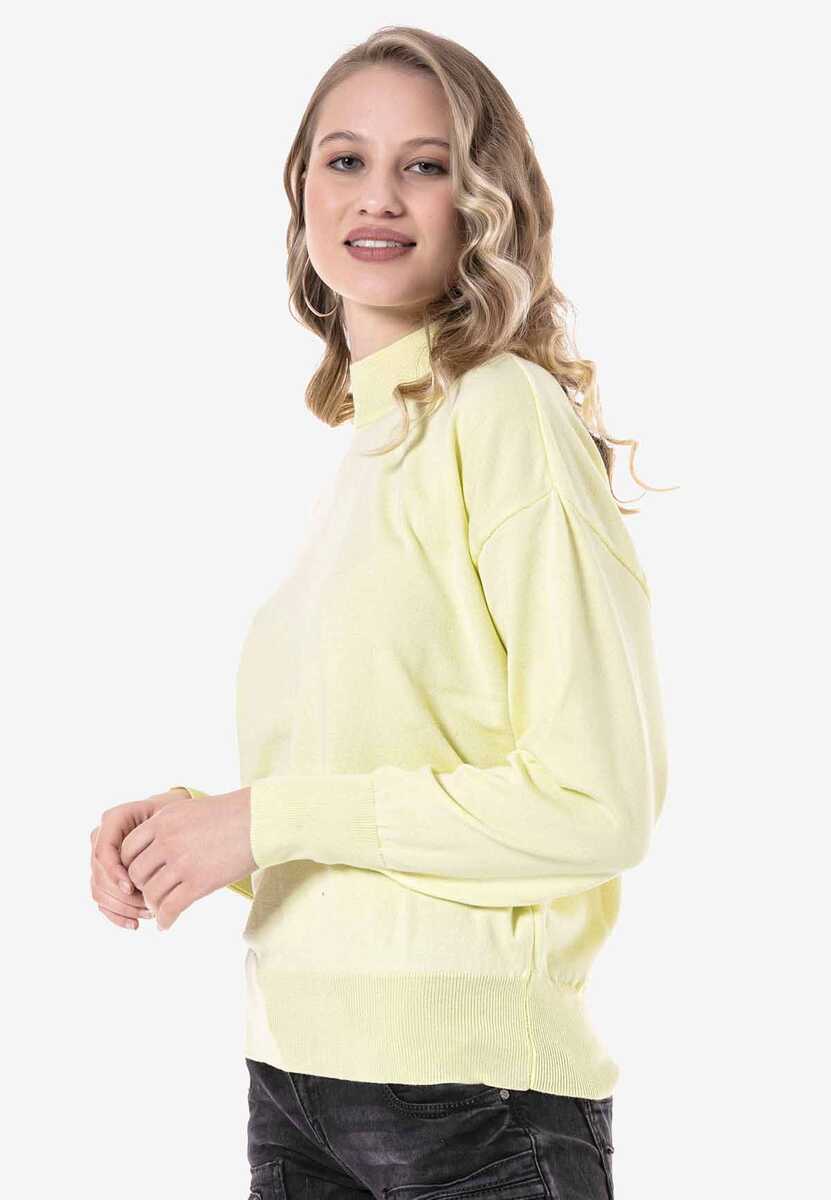 WP230 women's turtleneck sweater with high collar