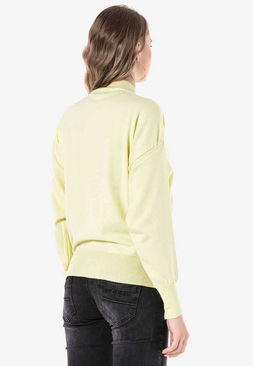 WP230 women's turtleneck sweater with high collar