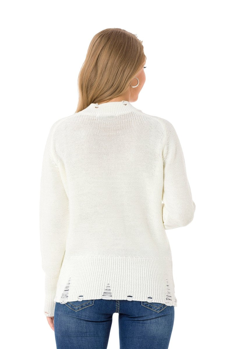 WP255 Women's knitted sweater in a modern look